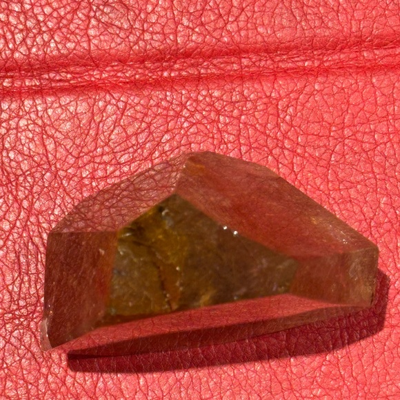 Copper Rutilated Quartz natural gemstone crystal - Picture 9 of 12